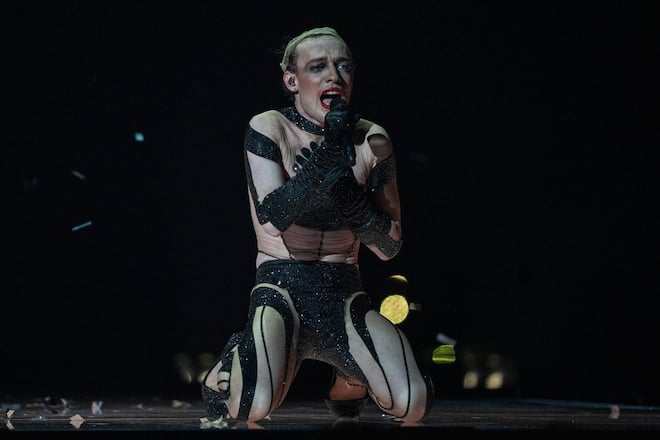 Weniger euphorisch war Nemos Darbietung vom Lied «Unexplainable» im ESC-Finale in Basel.