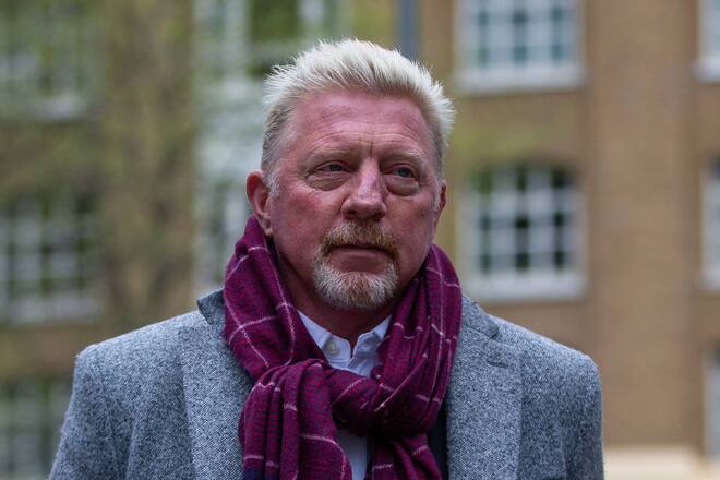 Boris Becker vor dem Southwark Crown Court in London bei seiner Verurteilung