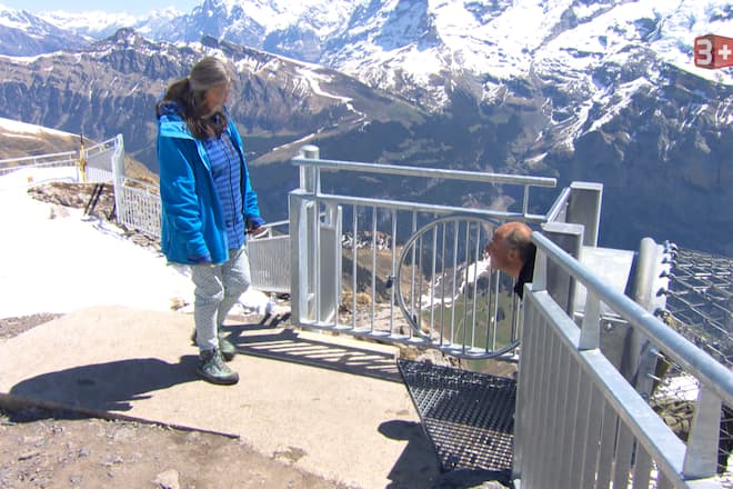 Christian und Sylvia auf dem Schilthorn BLS