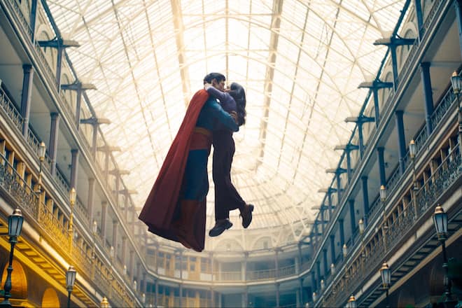 <p>Auf Augenhöhe für eine bessere Welt: Superman (David Corenswet) und Lois Lane (Rachel Brosnahan) im neuen Film von Regisseur James Gunn.</p>