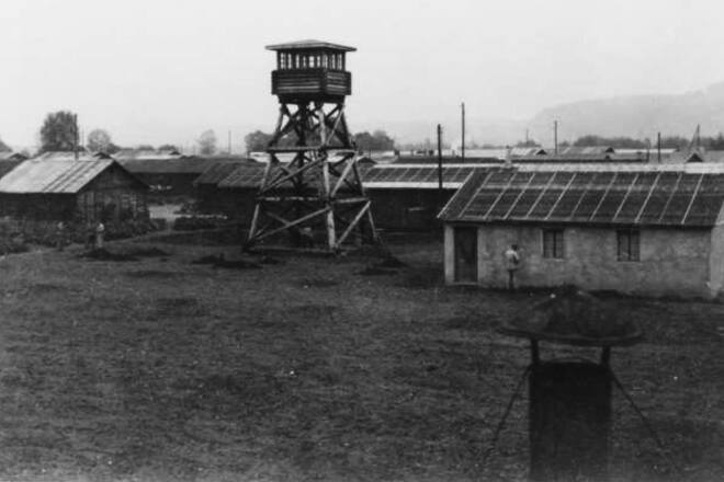<p>Das Internierungslager: In Büren an der Aare BE stand das grösste in der Schweiz.</p>