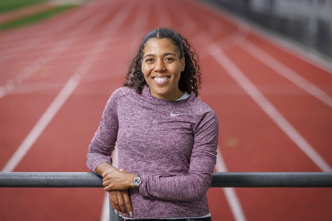 <p>Erstmals Mutter geworden: Mujinga Kambundji hat Sohn Léon auf die Welt gebracht.</p>