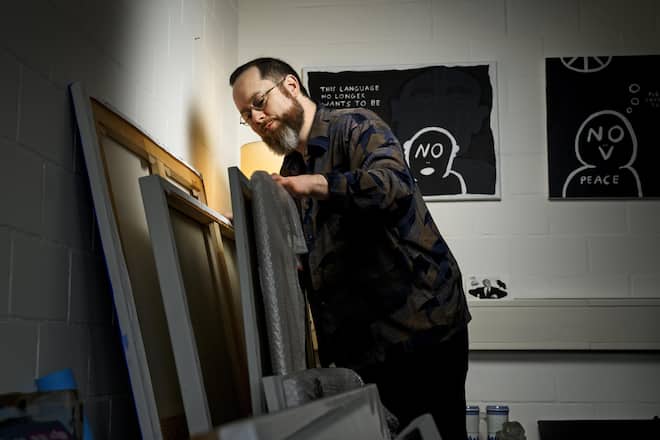 Jürg Halter stammt aus einer Berner Glasmalerdynastie.