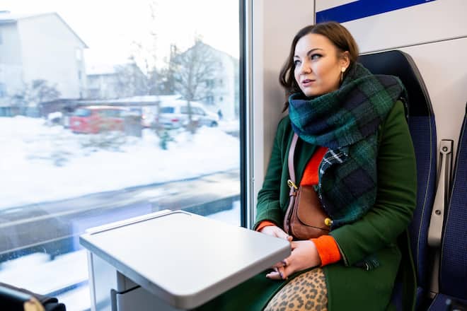 Sie ist immer mit dem ÖV oder dem Velo unterwegs. «Wir brauchen einen stärkeren öffentlichen Verkehr.»