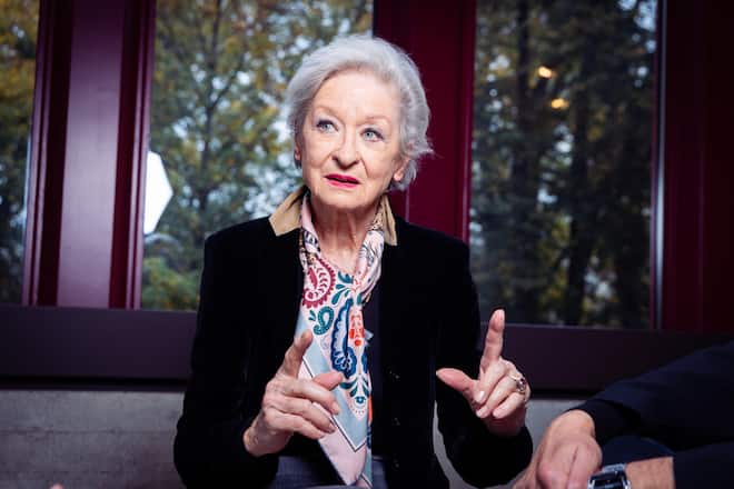 <p>Heidi Maria Glössner kann mit den aktuellen Weltgeschehnissen immer schlechter umgehen.</p>