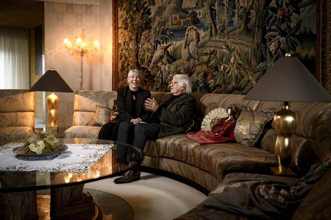 <p>Haben denselben Humor und necken sich gern. Béatrice und Gilbert Gress in ihrem eleganten Wohnzimmer in Strassburg (F).</p>