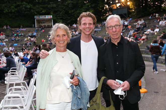 «Meine Eltern haben mich immer unterstützt»:die Fehlbaums bei der Premiere von «Tides» am Filmfest München.