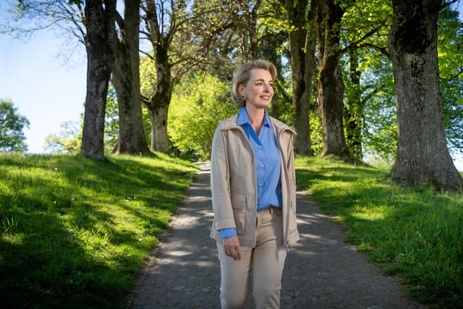 Auf dem Gurten kann sie abschalten und auftanken. «Schon als Kind verbrachte ich viel Zeit hier.» Der Park im Grünen auf dem Berner Hausberg wird als Stiftung von der Migros betrieben.