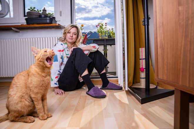 <p>Seit dem Umzug von Winterthur nach Zürich hat Kater Flan endlich Auslauf.</p>