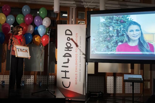 Königin Silvia von Schweden gründete eine Stiftung, die Kinder schützt, die Gewalt und Missbrauch ausgesetzt waren.