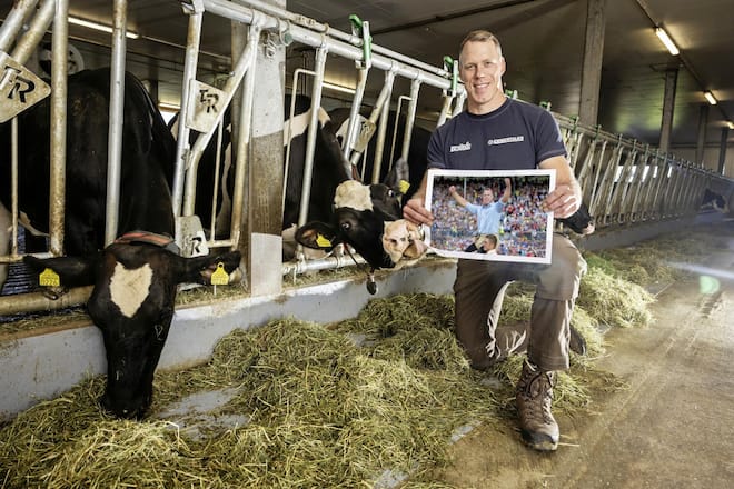 <p>Sempach Matthias führt mit seiner Familie und einem Lehrling einen Bauernhof in Entlebuch LU mit 45 Kühen. Sein Siegermuni von 2013 heisst Fors vo der Lueg.</p>