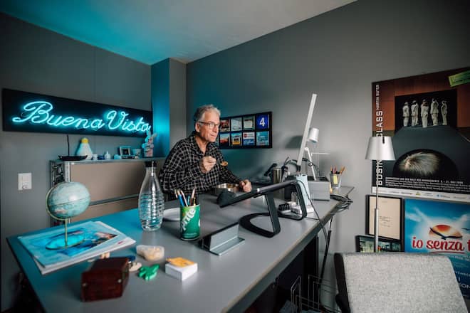 <p>Sein Genuss: Domenico Blass schwört auf die gute Küche des Quartiertreffs Hirslanden, wo er sich oft ein Mittagessen für zu Hause holt.</p>