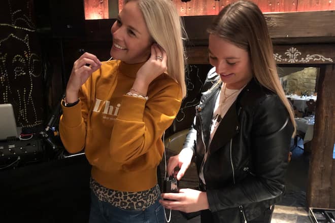 Linda Fäh und ihre Schwester Sina