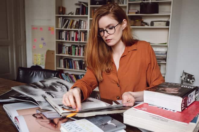 Die Schweizer Regisseurin, Lisa Brühlmann, ist für ihre Folge der Hit-Serie Killing Eve für den Emmy nominiert. - Wir besuchen sie in ihrem Arbeitsatelier in Zürich - Dienstag, 6.8.2019 - Copyright Olivia Pulver