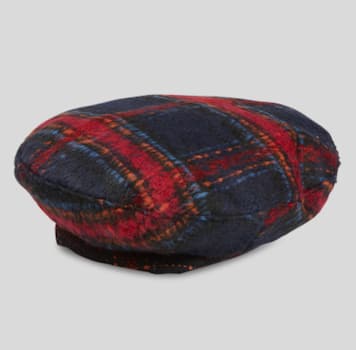 Beret Kariert Trend Mode Herbst Winter 2020