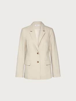 Blazer aus Leinen und Baumwolle