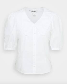 Bluse mit grossem Kragen