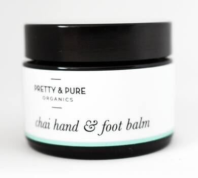 chai hand and foot balm pretty and pure