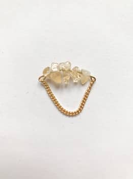 Citrine Chain Ring