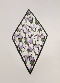 Gemustertes Plissee-Tuch