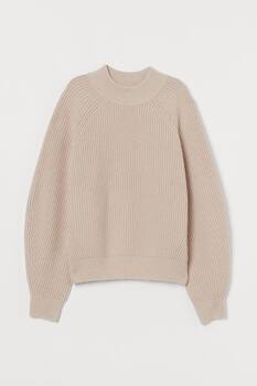 Gerippter Pullover