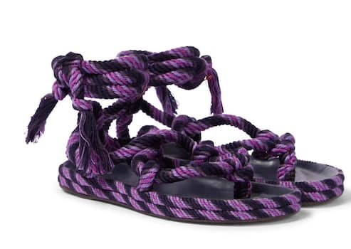 ISABEL MARANT Erol lace-up thong sandals Schuh Trend Sommer