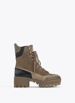 KOMBINIERTE LEDERSTIEFELETTEN