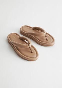 Leder-Flip-Flops von & Other Stories