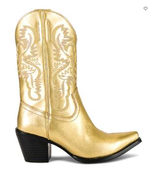 Goldene Cowboy Boots