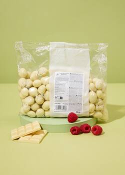 Gefriergetrocknete Himbeeren