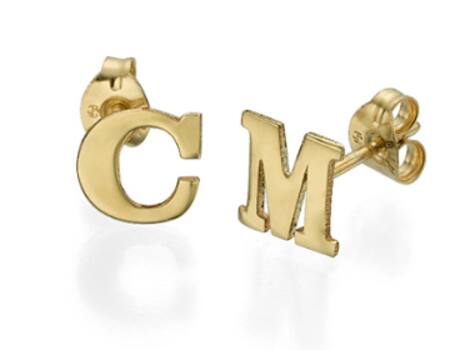 Printstyle Initialen Ohrstecker