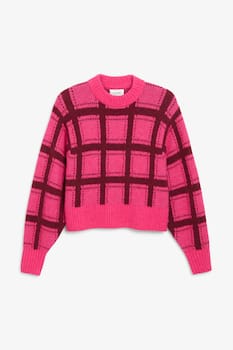 Puffed sleeve sweater