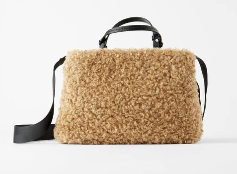 Shoppertasche aus Kunstfell