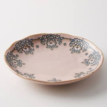 kleiner Teller, rosa