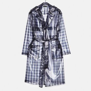 transparenter Regenmantel