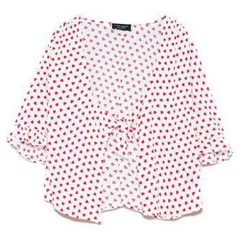 Bluse zum Binden Zara