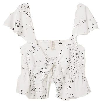 Bluse zum Binden H&M