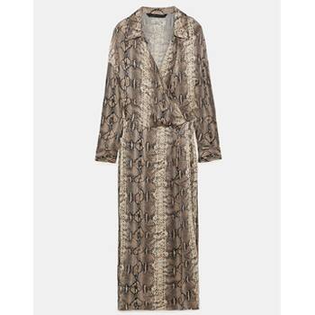 Snake Print Kleid