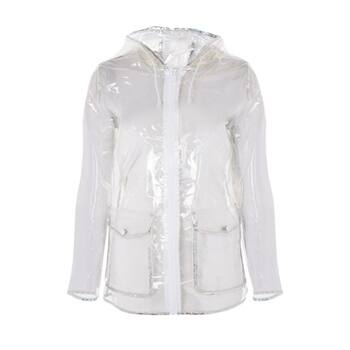 Durchsichtige Regenjacke von Topshop