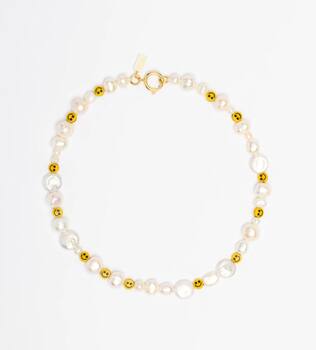 Smilie Dude Pearl Necklace