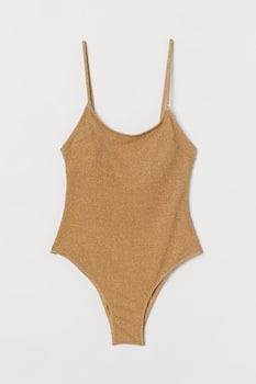 H&M goldener Badeanzug