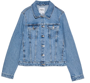 zara personalisierbare jeansjacke