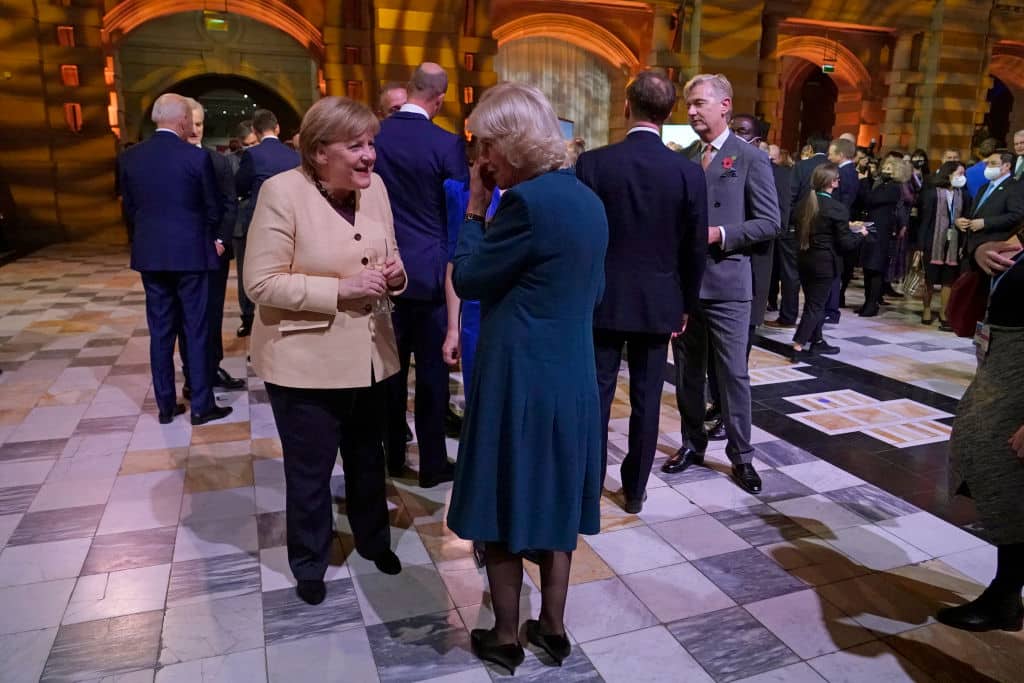 Angela Merkel und Herzogin Camilla