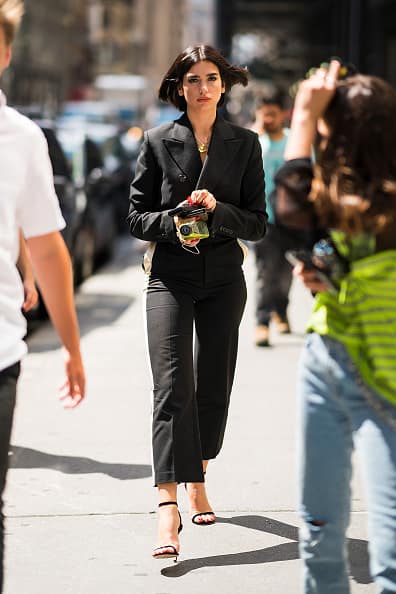 NEW YORK, NY - JULY 26: Dua Lipa is seen in Midtown on July 26, 2018 in New York City. (Photo by Gotham/GC Images)