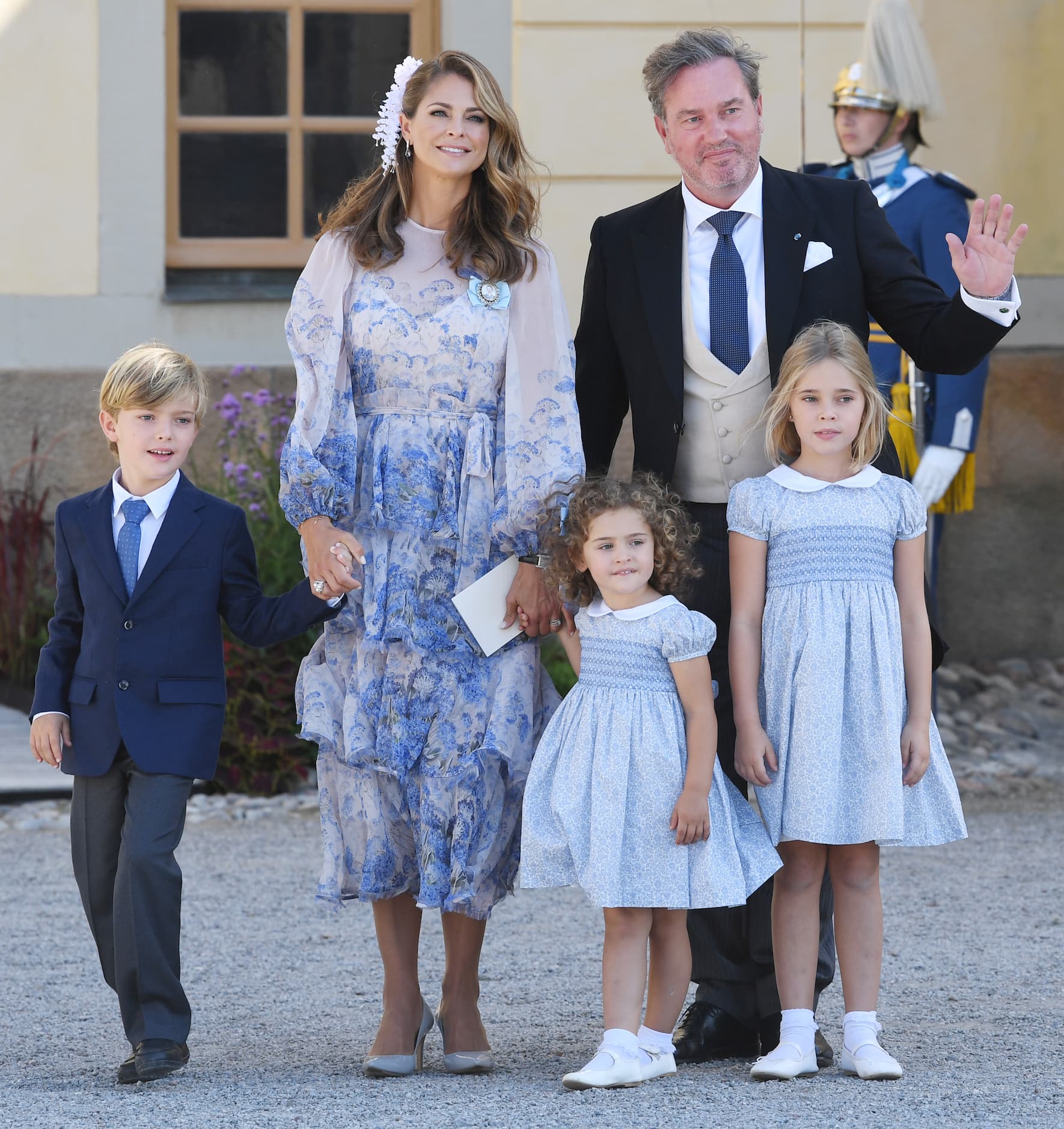 Prinzessin Madeleine von Schweden mit Chris O'Neill mit Prinzessin Leonore Prinz Nicolas und Prinzessin Adrienne
